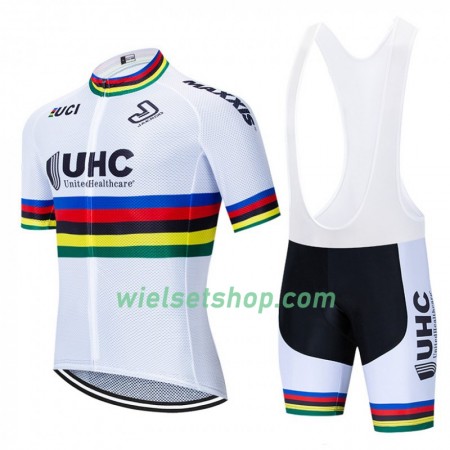 Fietskleding (Fietsshirt + Korte Koersbroek) 2020 UHC UCI World Champion N001
